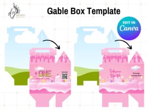 Party Favor Templates Drag and Drop Canva Editable Template
